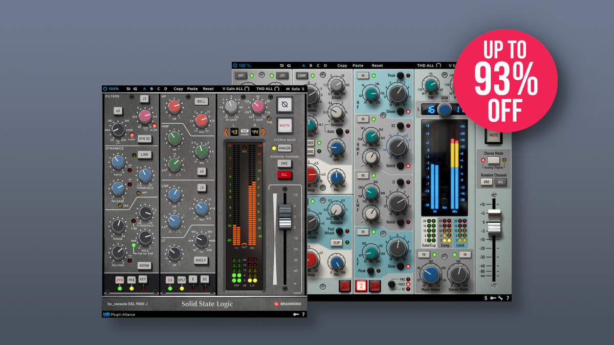 Brainworx SSL 9000 & AMEK 9099 console plugins on sale for $29 USD