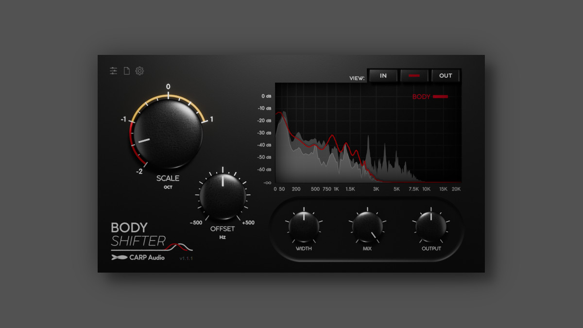 CARP Audio releases Body Shifter spectral processor plugin