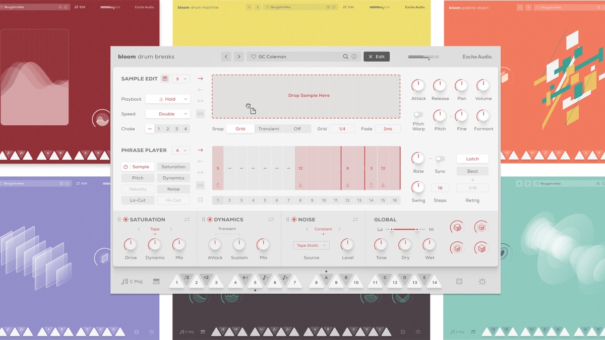 Excite Audio Bloom Series gets sample import with v1.2 update