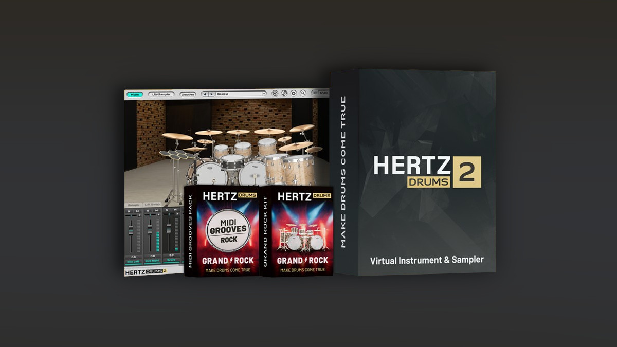 Hertz Instruments launches Hertz Drums Rock Bundle