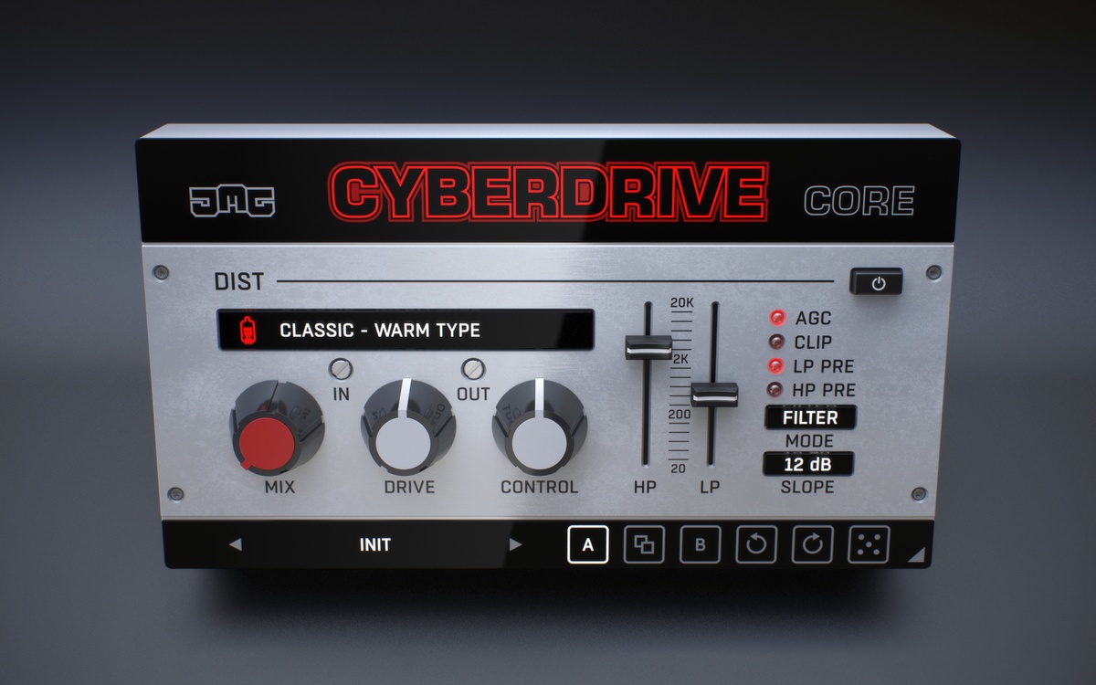 United Plugins releases Cyberdrive Core distortion effect plugin