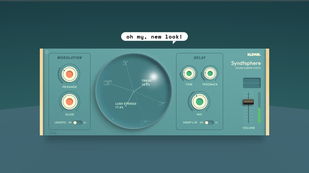 Klevgrand updates Syndtsphere free synthesizer to v2.0.0