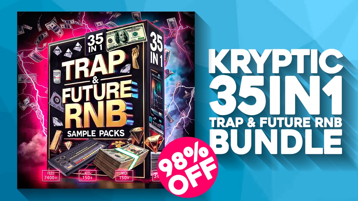 Save 98% on Trap & Future RnB Bundle by Kryptic Samples