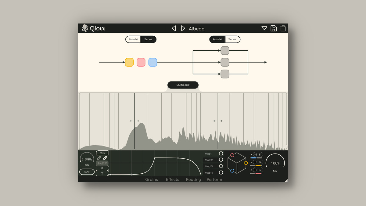 Lese updates Glow granular effect plugin to v1.3