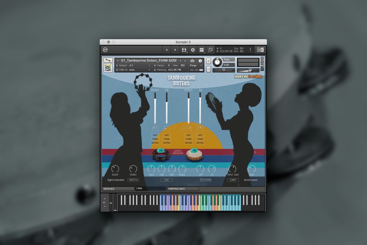 Loops de la Crème releases Tambourine Sisters for Kontakt