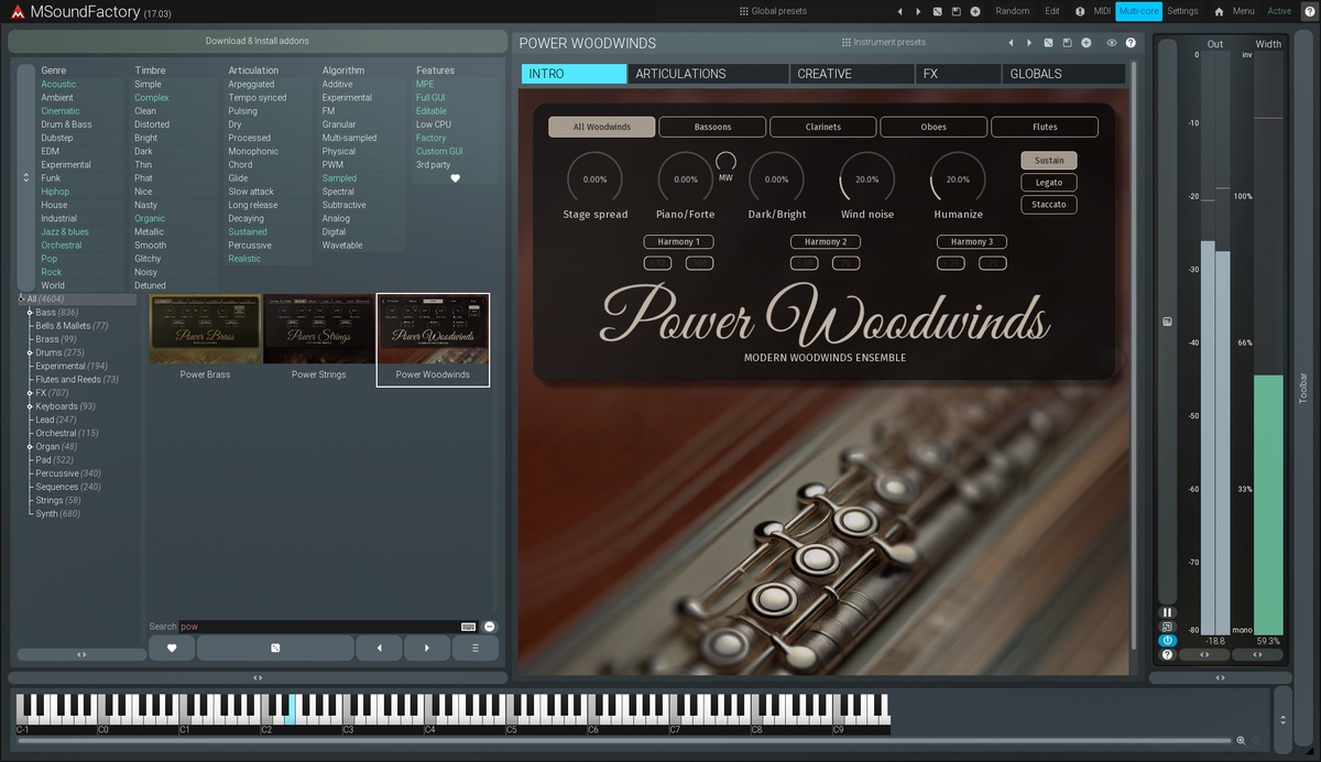 Meldaproduction releases Power Woodwinds for MSoundFactory