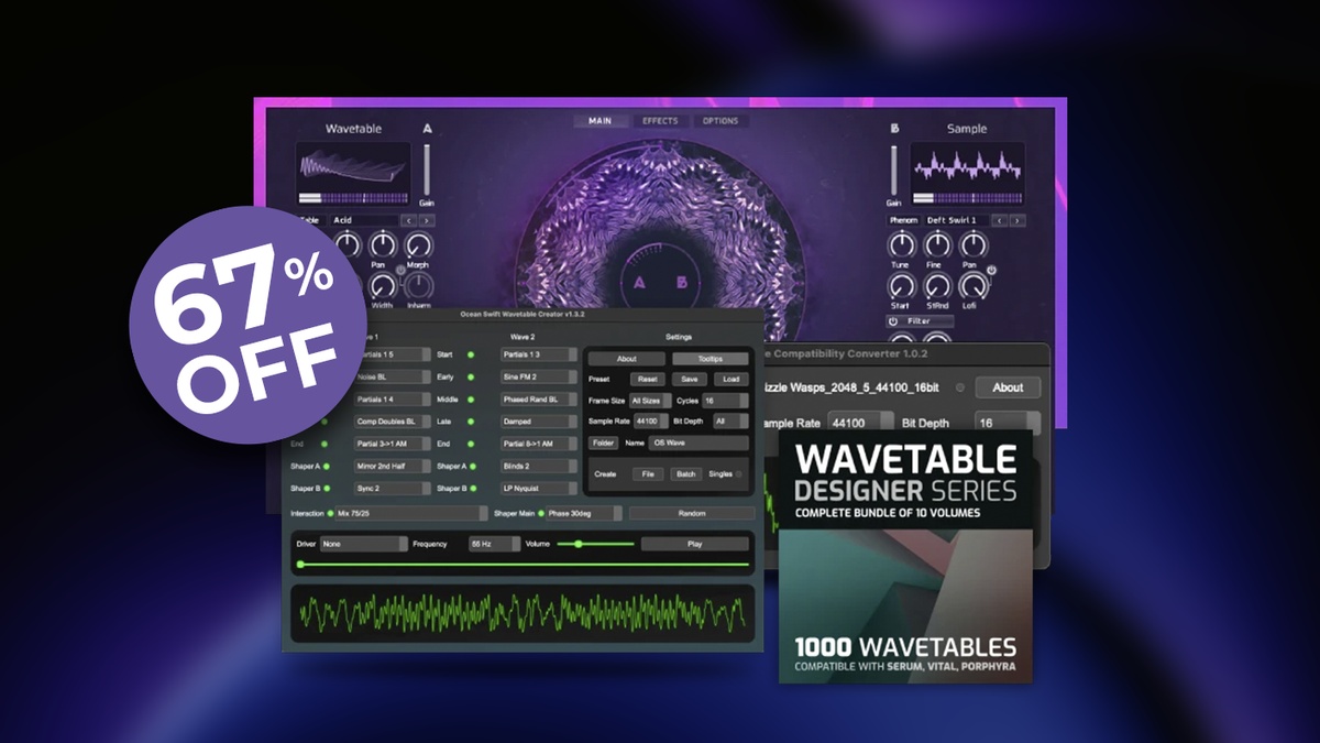 Save 67% on Purple Wave Bundle by Ocean Swift Synthesis