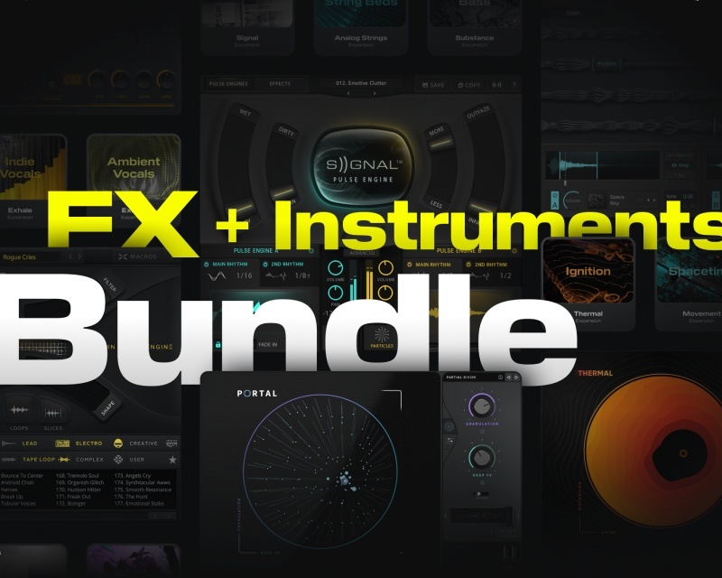 Output Complete Bundle: Instruments, FX & Expansions on sale for 9 USD