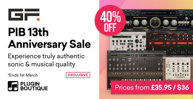 Save up to 40% on GForce Software’s vintage synthesizers