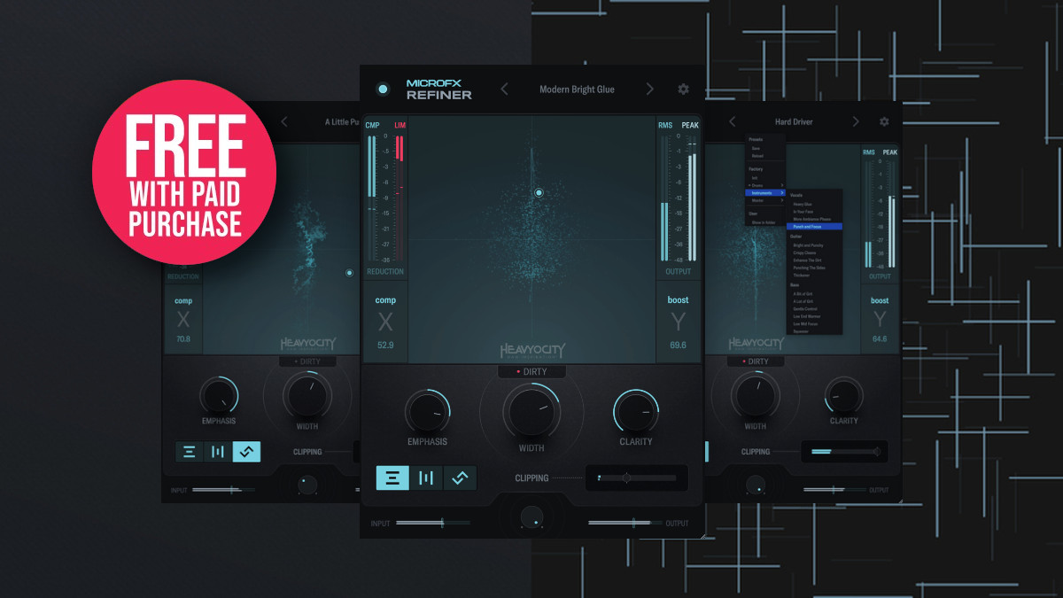 Heavyocity MicroFX Refiner FREE with purchase at Plugin Boutique