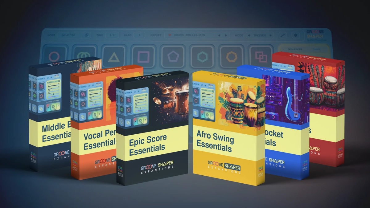 Pitch Innovations releases Expansion Packs for Groove Shaper