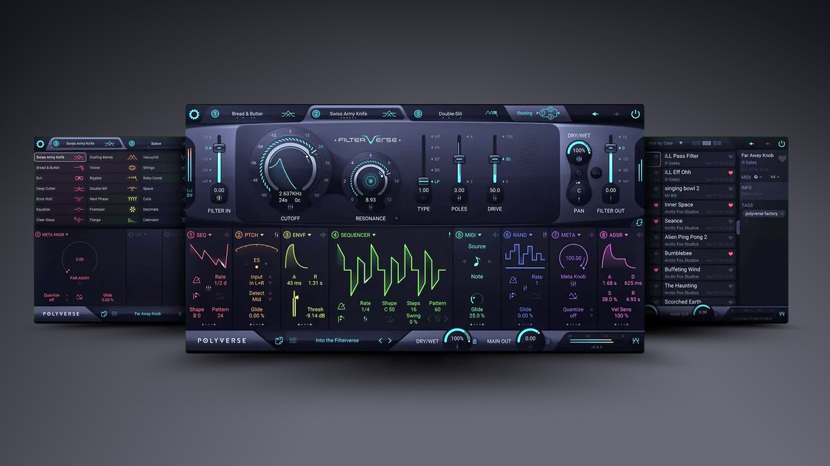 Review: Filterverse multi-filter plugin by Polyverse Music