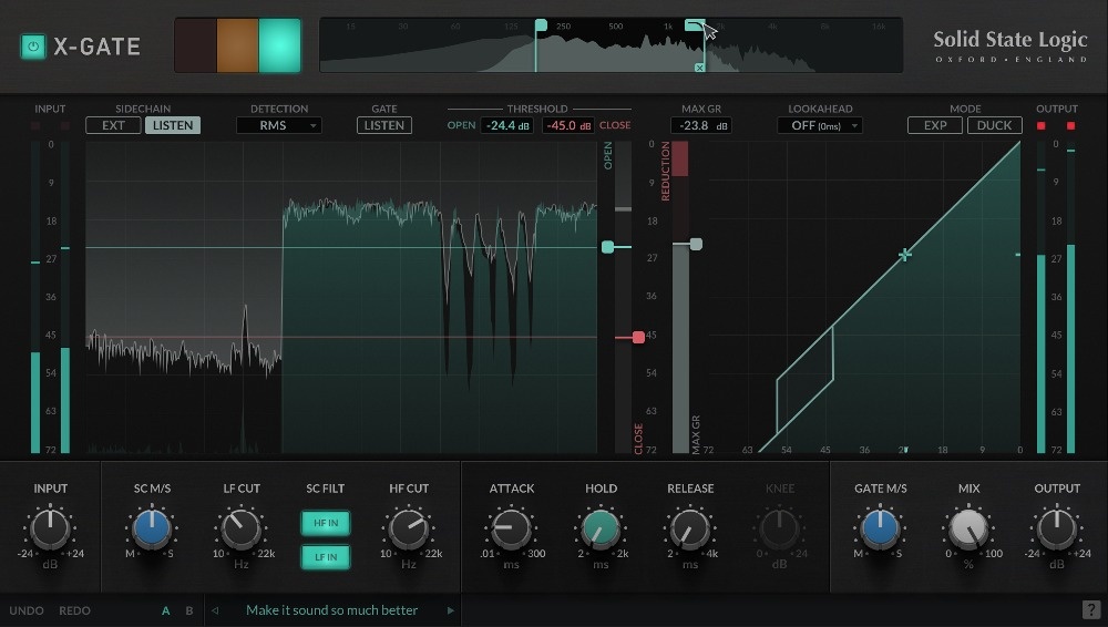 SSL X-Gate visual gating plugin by Solid State Logic on sale for .99 USD