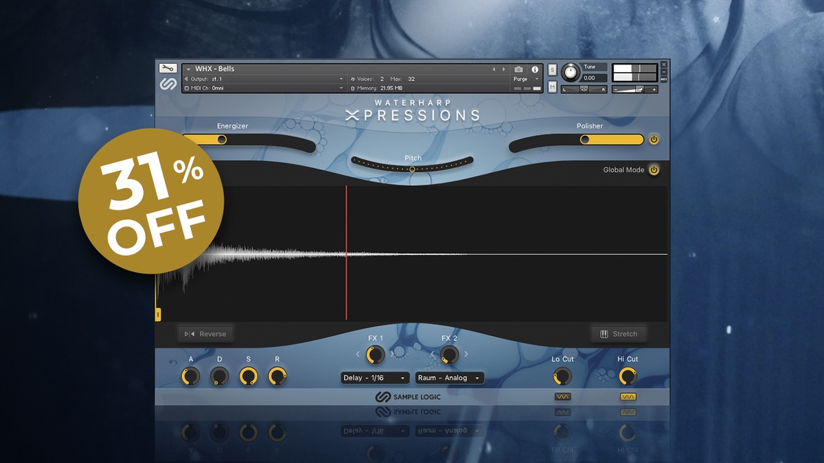 Waterharp Xpressions for Kontakt by Sample Logic on sale for  USD