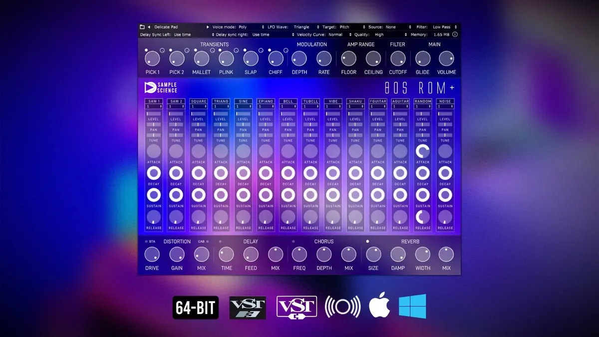 Flash Sale: Save 50% on 80s ROM Plus virtual instrument by SampleScience