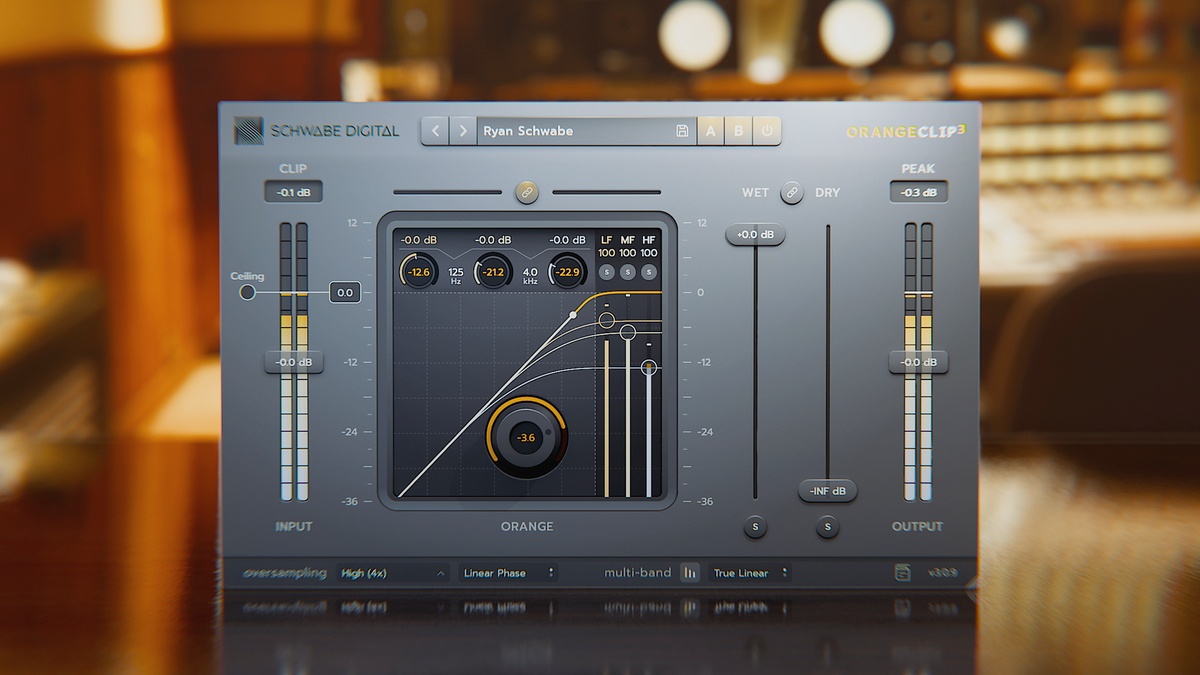 Schwabe Digital releases Orange Clip 3 multiband clipper plugin