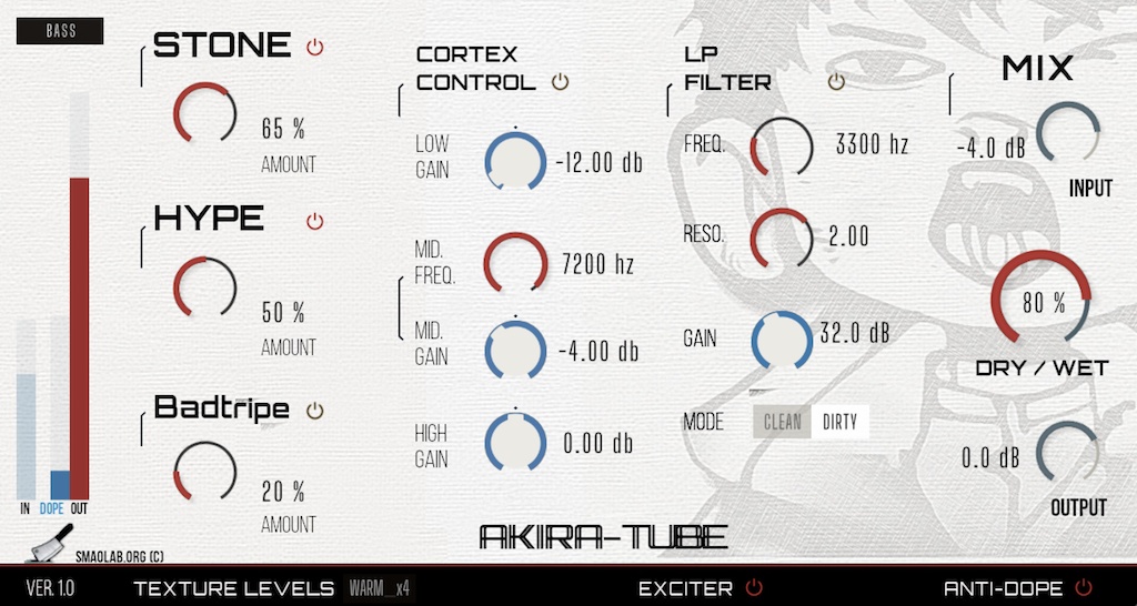 Smaolab releases Akira-Tube distortion effect plugin (incl. free version)