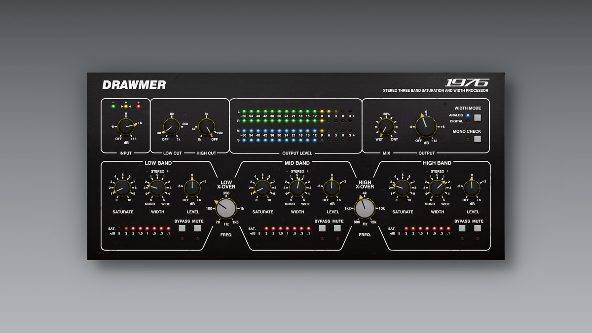 Softube releases Drawmer 1976 Three Band Saturator at intro offer