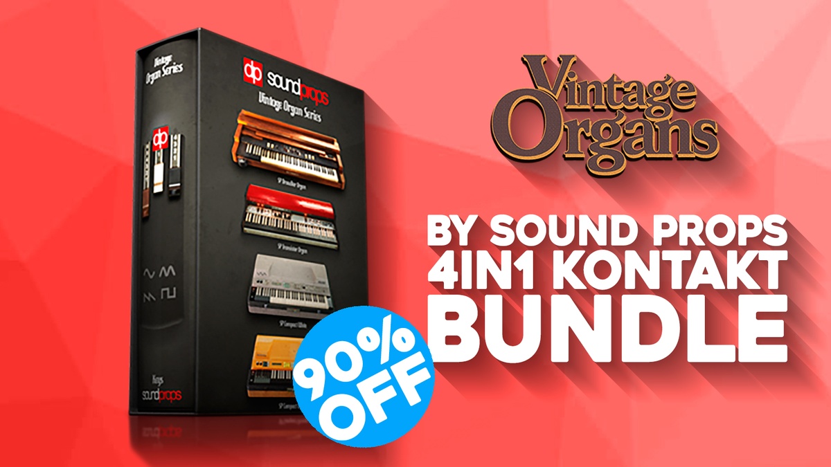 Save 90% on Vintage Organs Bundle for Kontakt by Sound Props