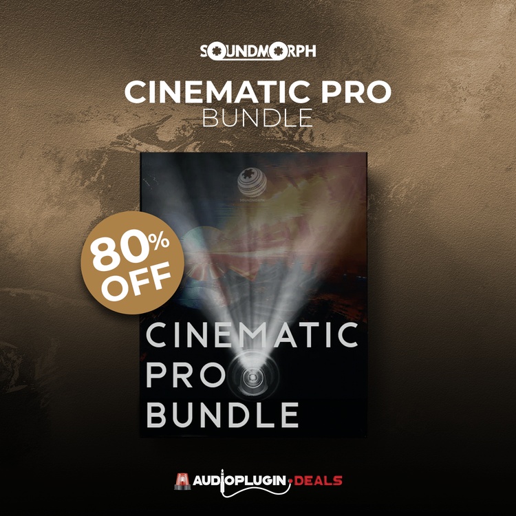 Save 80% on Cinematic Pro Bundle by SoundMorph