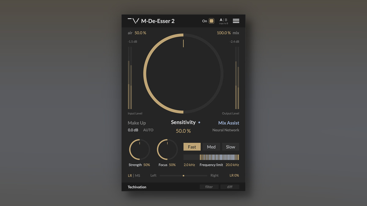 Techivation releases M-De-Esser 2 effect plugin at intro offer