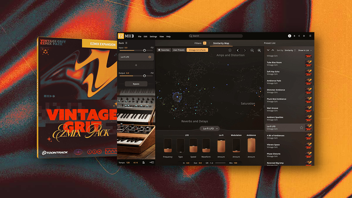 Toontrack releases Vintage Grit EZmix Pack for EZmix 3