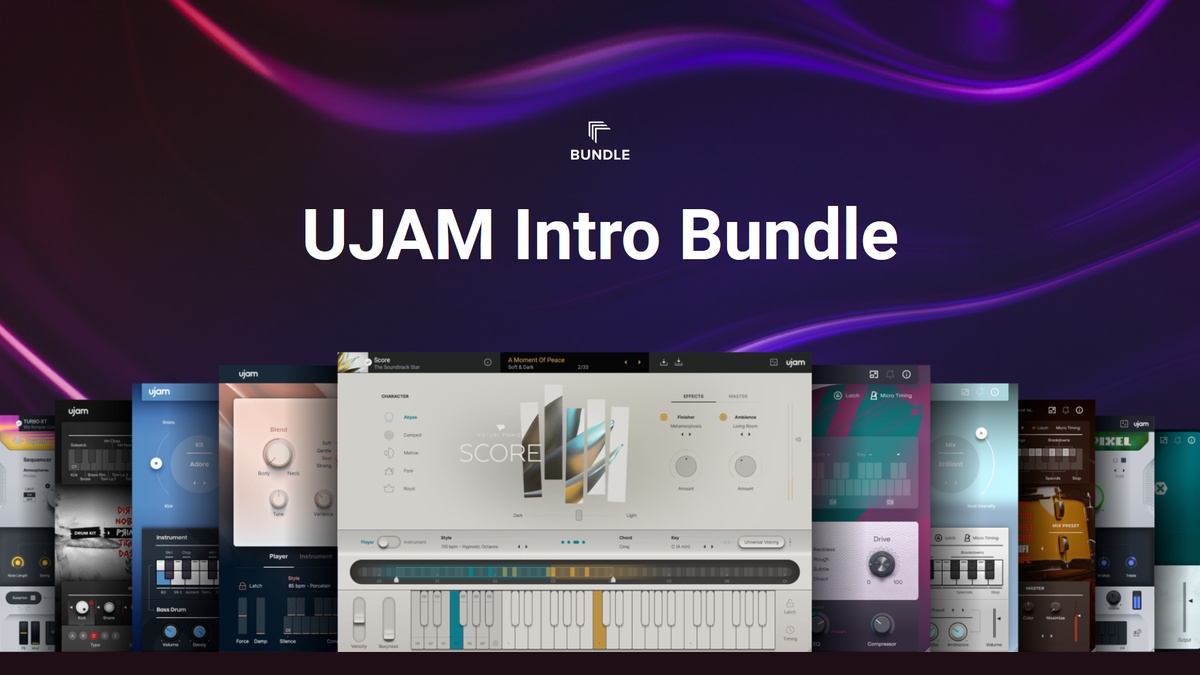 UJAM Intro Bundle: 10 essential plugins for  USD