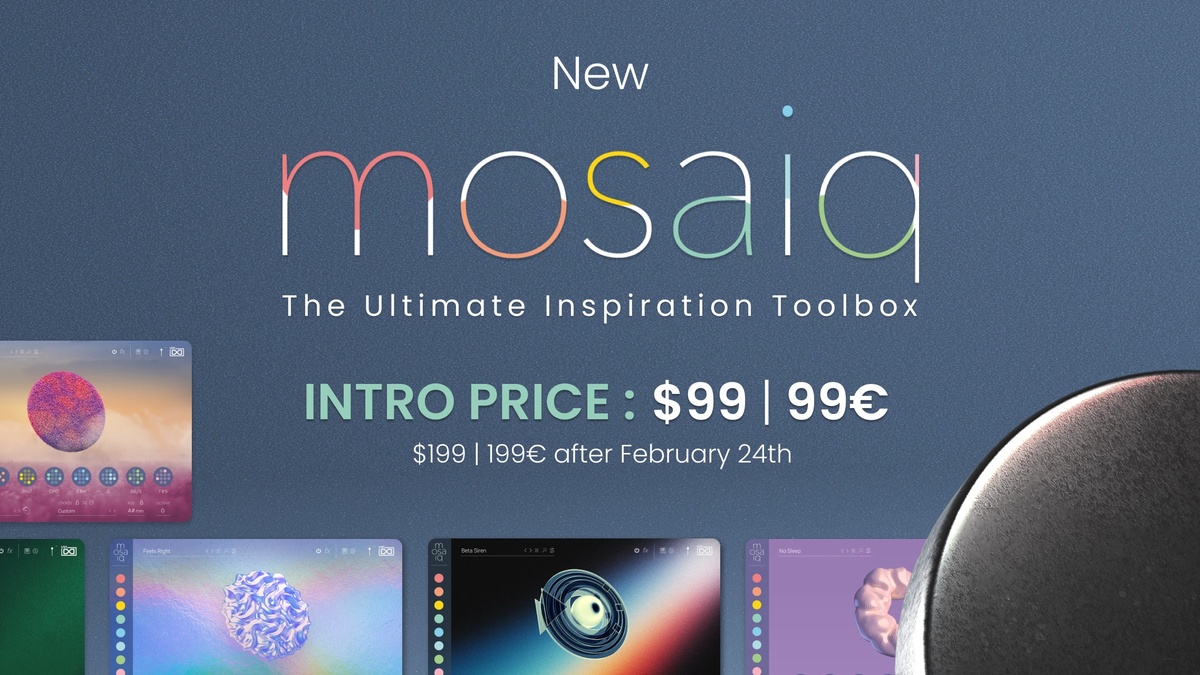 UVI launches Mosaiq innovative music production multitool