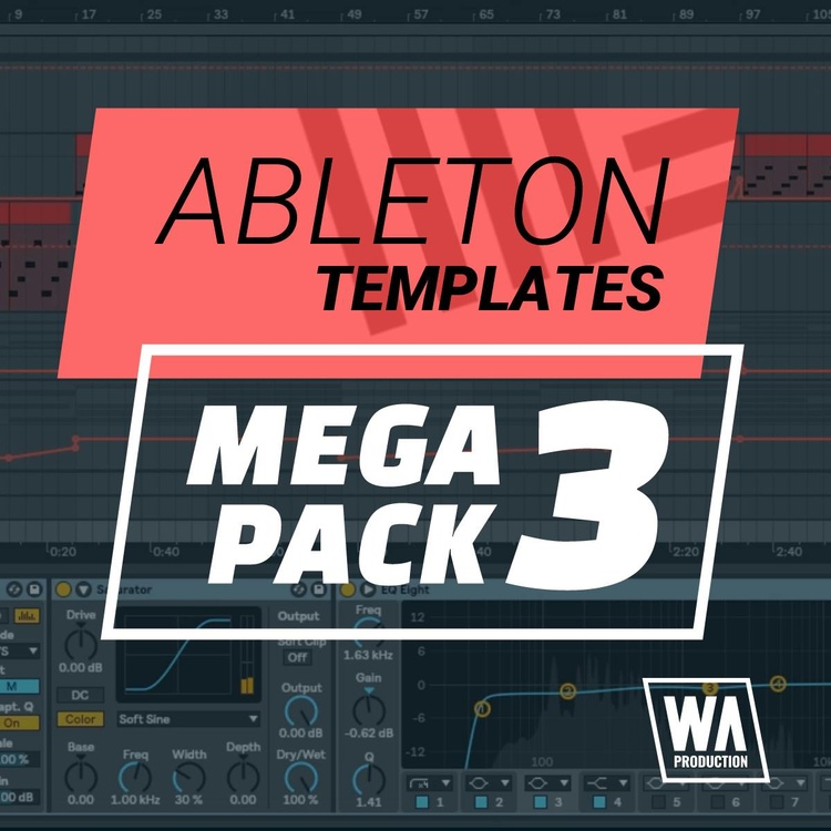 Save 90% on Ableton Templates Mega Pack 3 by W.A. Production