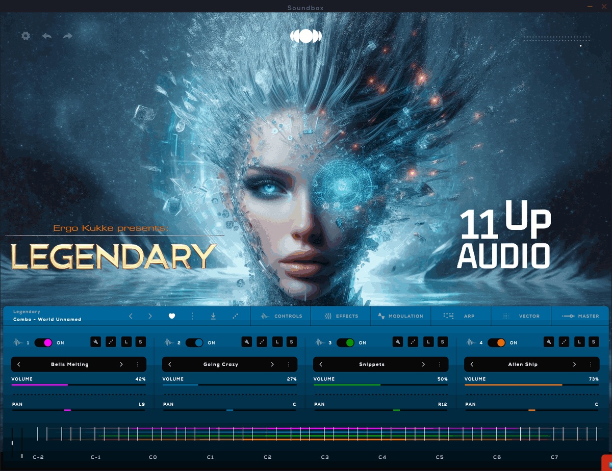 11 Up Audio releases Legendary library for Soundbox by Ergo Kukke