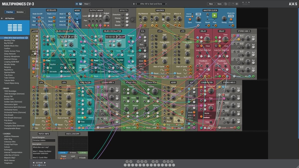 Review: Multiphonics CV-3 modular synthesizer by AAS