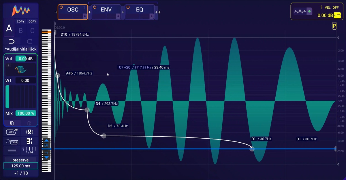 Audija updates KickDrum virtual instrument to v2.5 (BETA 1)