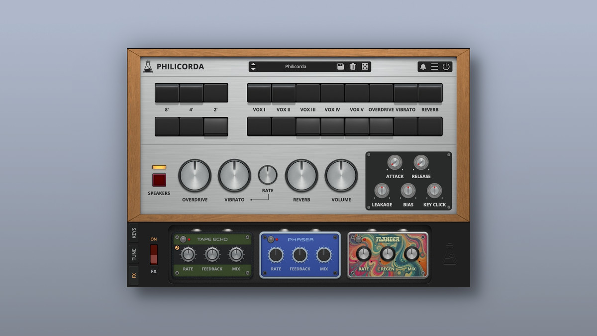 AudioThing updates Philicorda vintage organ instrument to v1.2