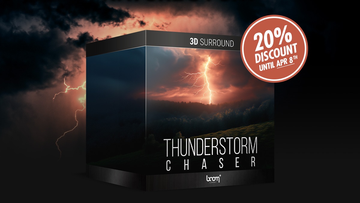 BOOM Library releases Thunderstorm Chaser 3D sound library