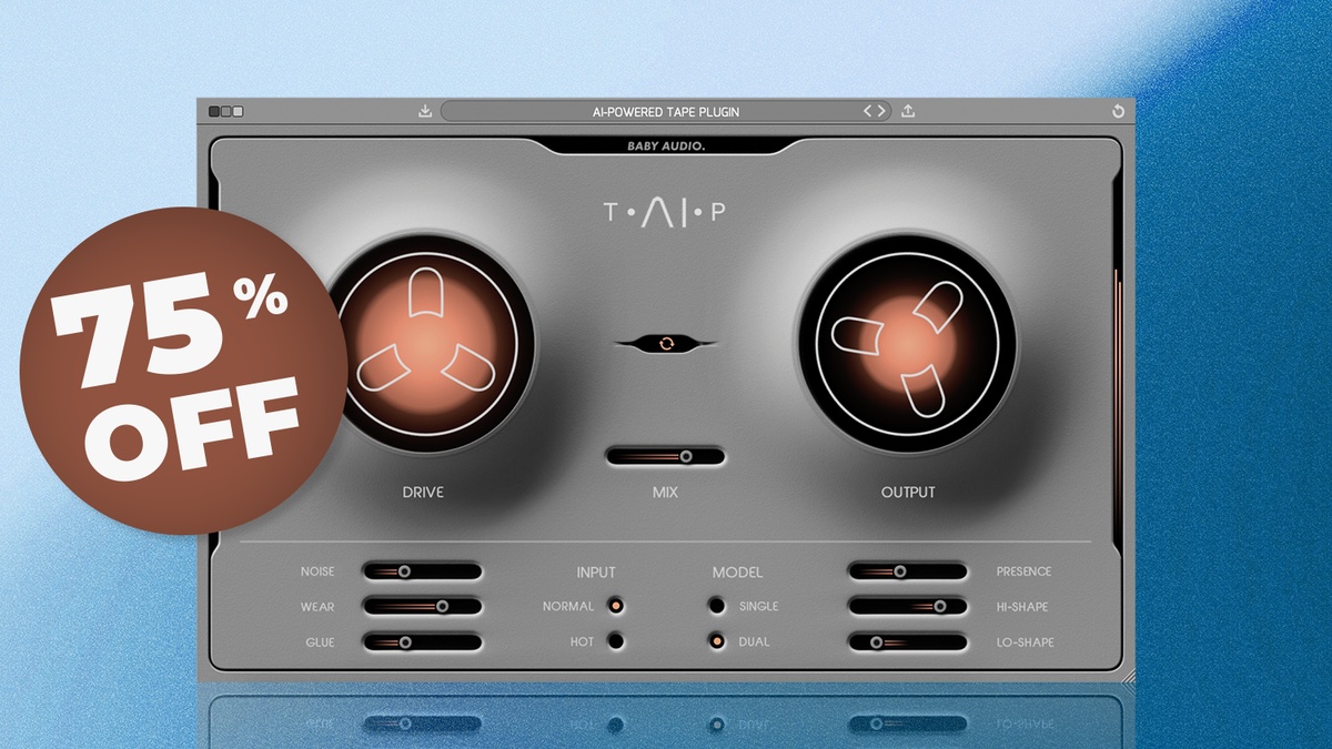 TAIP tape emulation plugin by Baby Audio on sale at 75% OFF