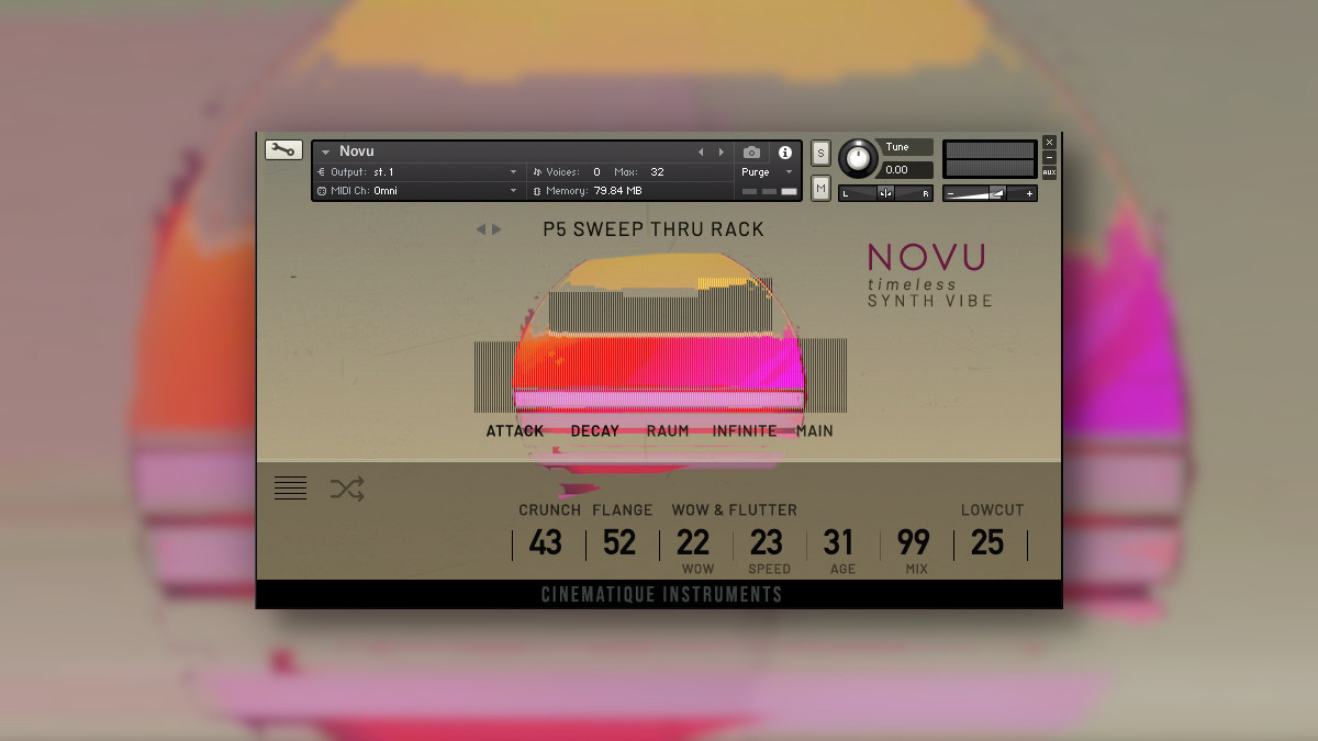 Cinematique Instruments releases Novu retro-futuristic synth instrument