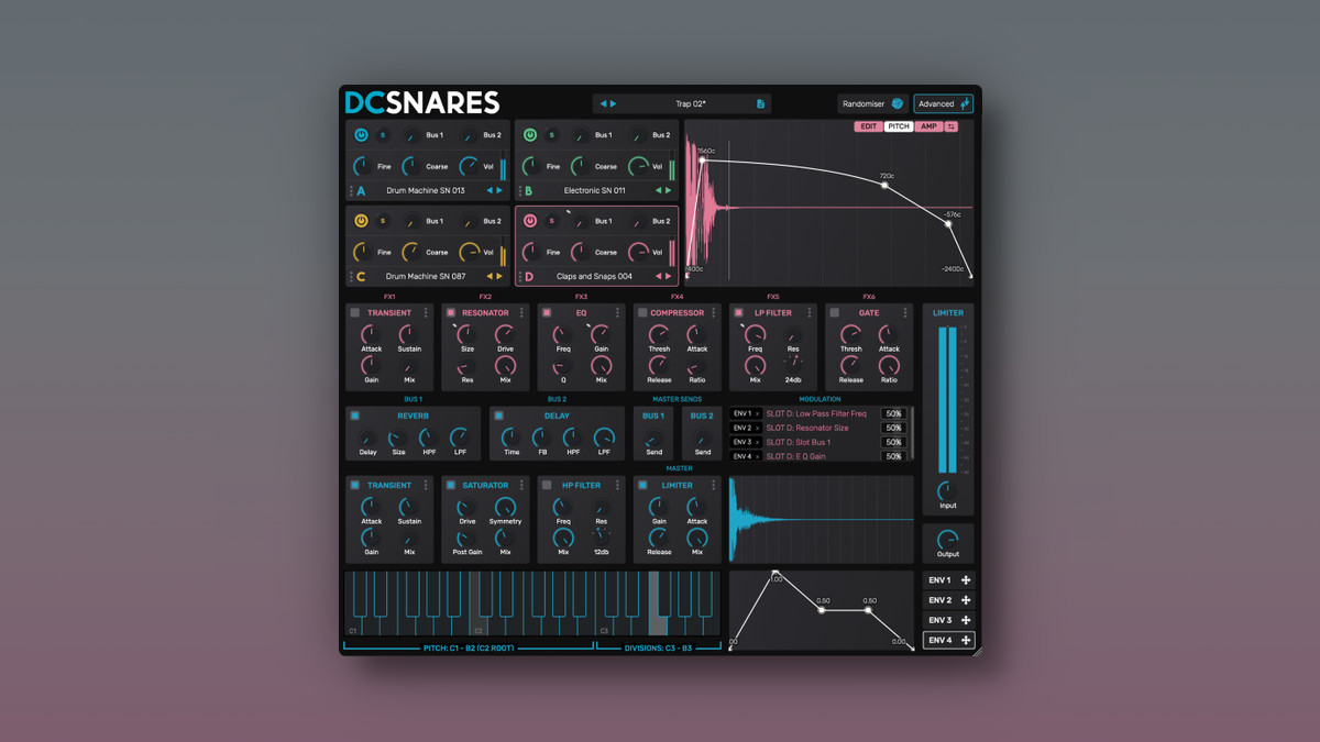 DC Snares virtual drum instrument updated to v1.2