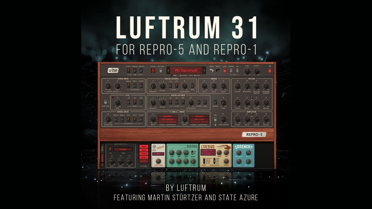 Luftrum releases Luftrum 31 soundset for u-he Repro