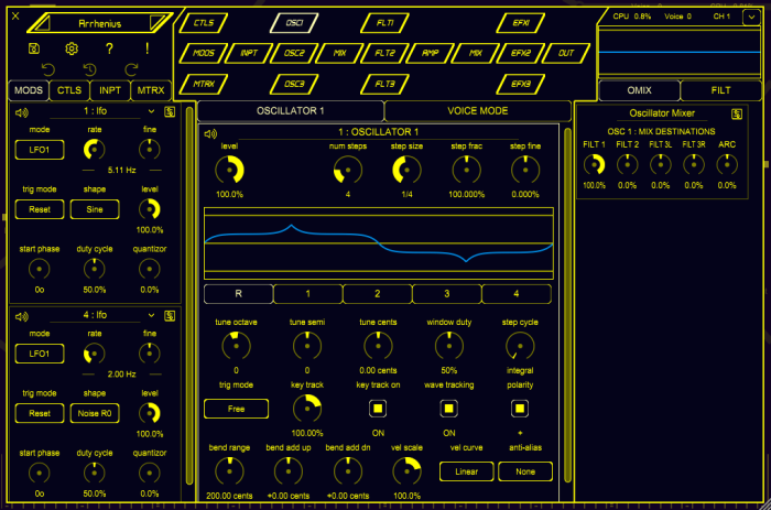 MOK Waverazor modulation waveform