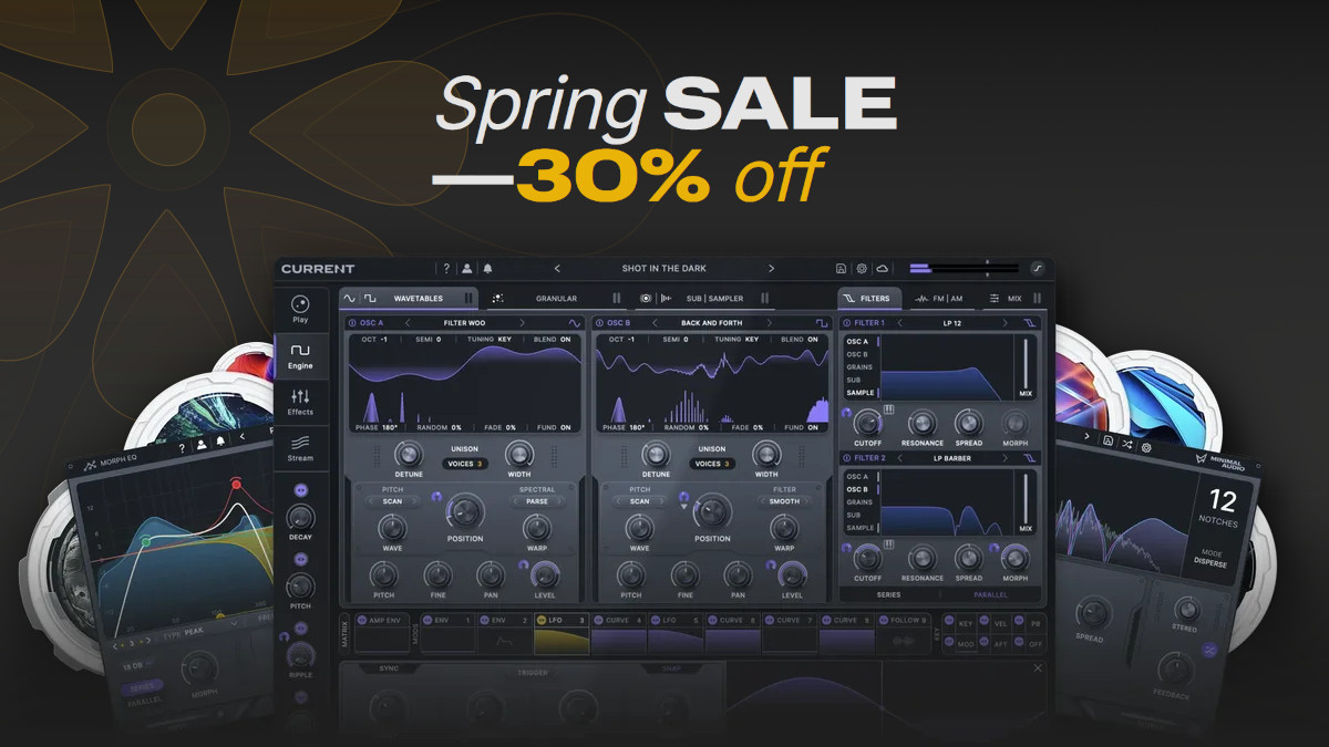 Minimal Audio Spring Sale: Save 30% on Current 2, effects & expansions