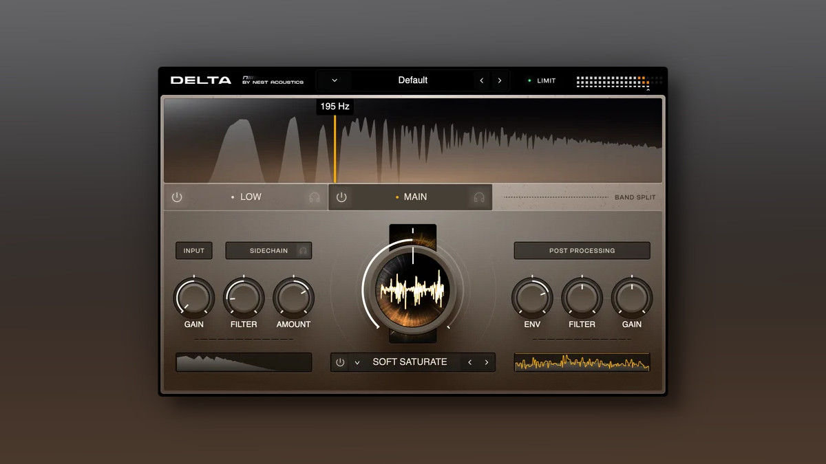 NEST Acoustics releases Delta sidechained saturation plugin