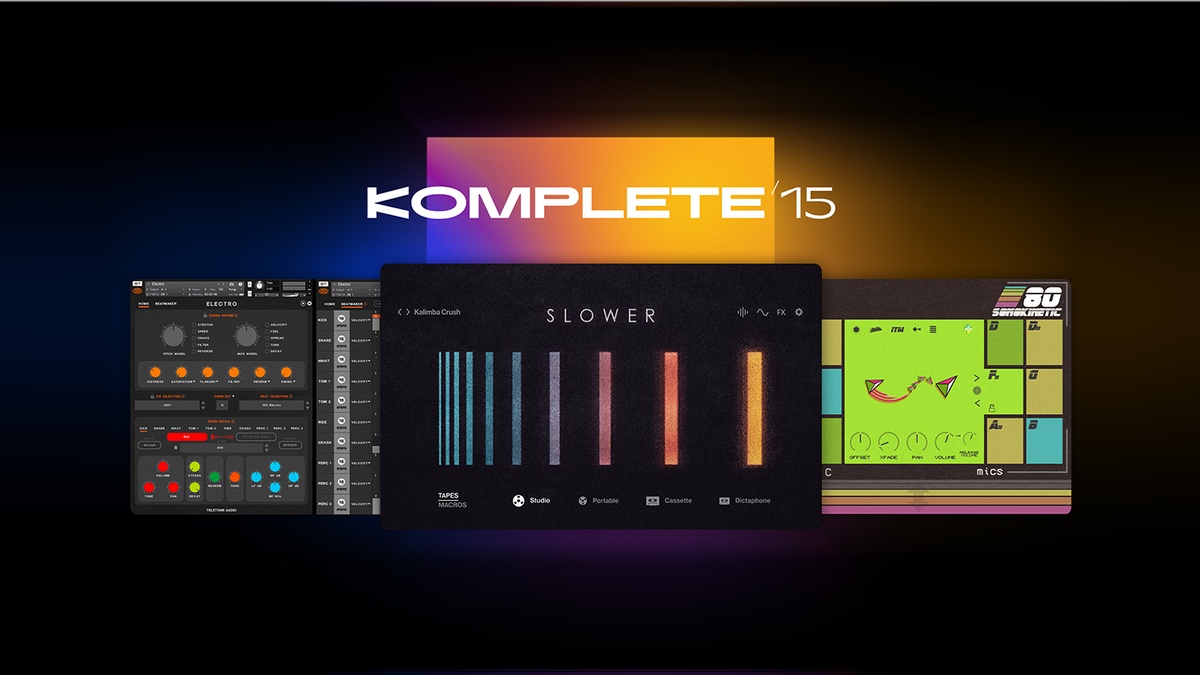 Save 20% on NI Komplete 15 + Get up to 3 instruments for FREE