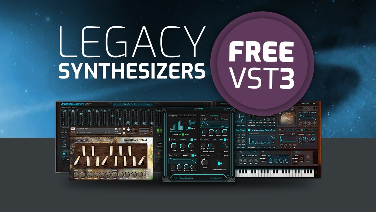 Ocean Swift FREE Legacy Synthesizers Part 1 incl. VST3 support