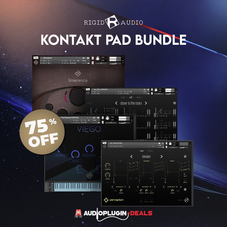 Save 75% on Kontakt Pad Bundle by Rigid Audio