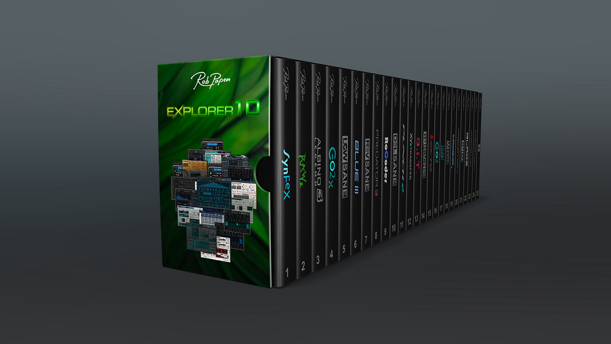 Rob Papen releases SynFeX, RAW 2, and eXplorer-10 Bundle