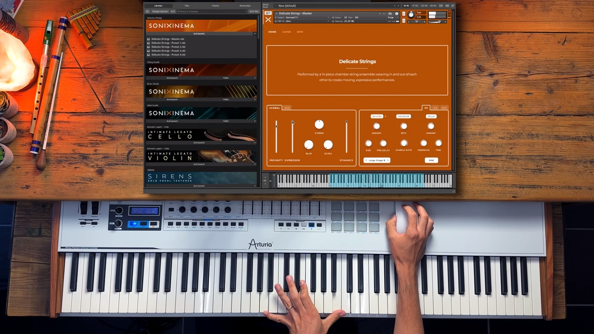 Sonixinema releases Delicate Strings free Kontakt instrument library