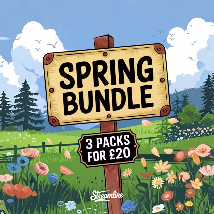 Streamline Samples Spring Bundle: 3 sample packs for £20 GBP