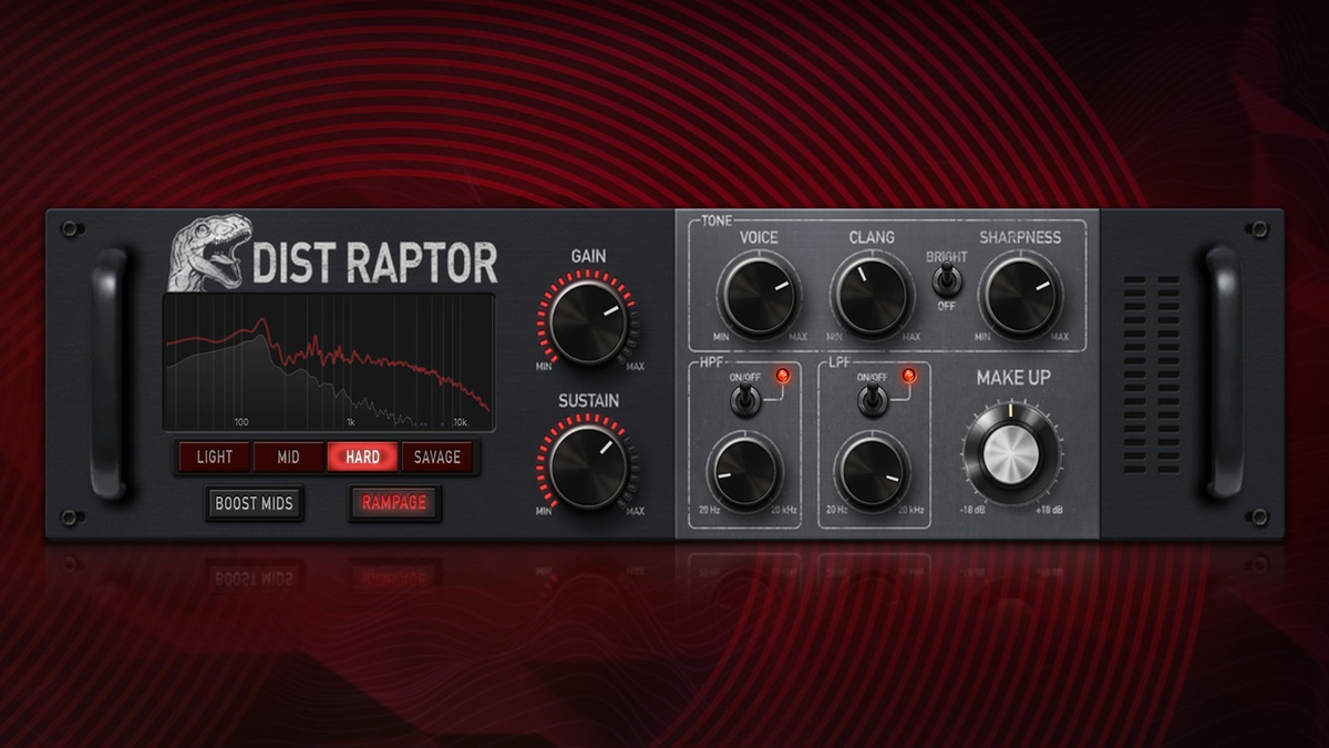 ToneLib releases TL DistRaptor distortion effect plugin