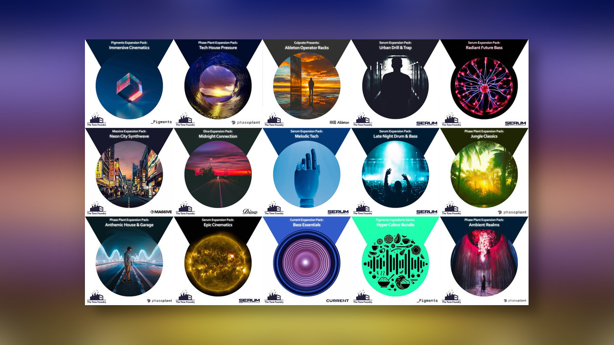 Save up to 90% on The Tone Foundry soundsets for Serum, Pigments, Phase Plant & more