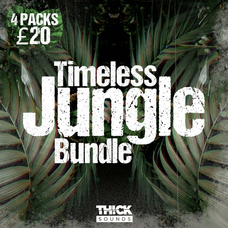 Timeless Jungle Bundle: 4 sample packs by Thick Sounds for £20 GBP